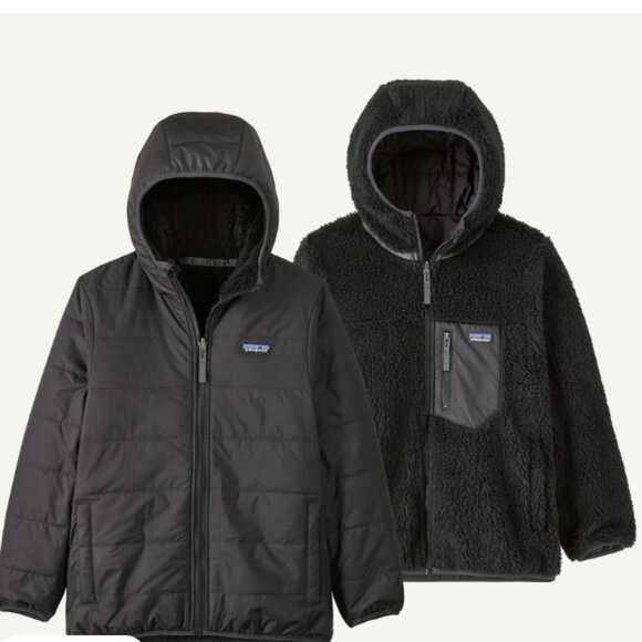 Boys reversible winter Patagonia Coat - Picture 1 of 6